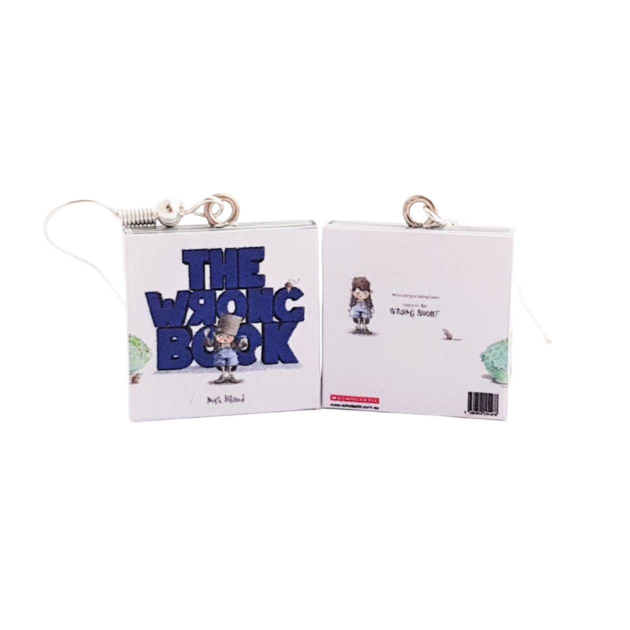 The Wrong Book book earrings