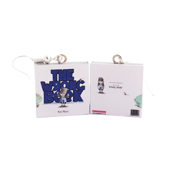 The Wrong Book book earrings