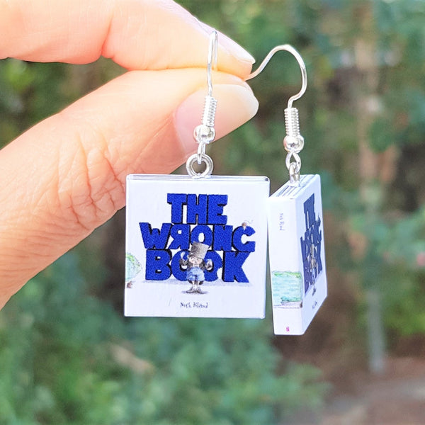 The Wrong Book book earrings