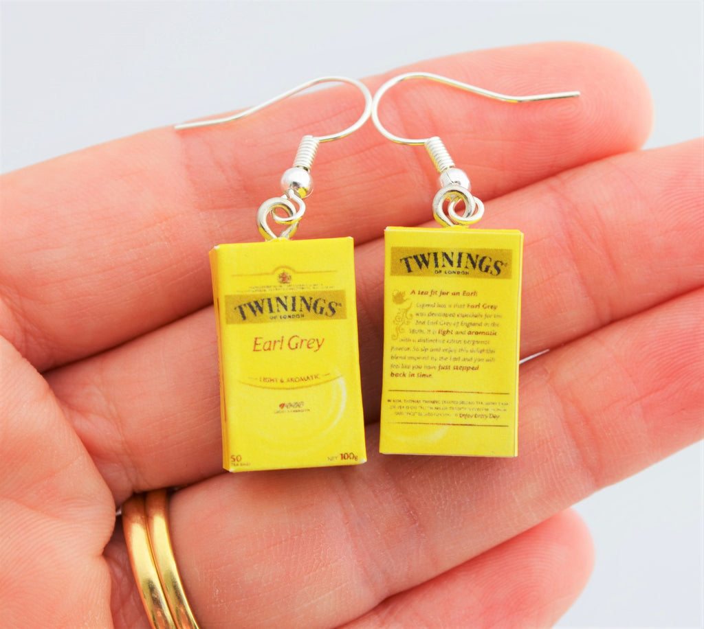 Twinings Earl Grey earrings
