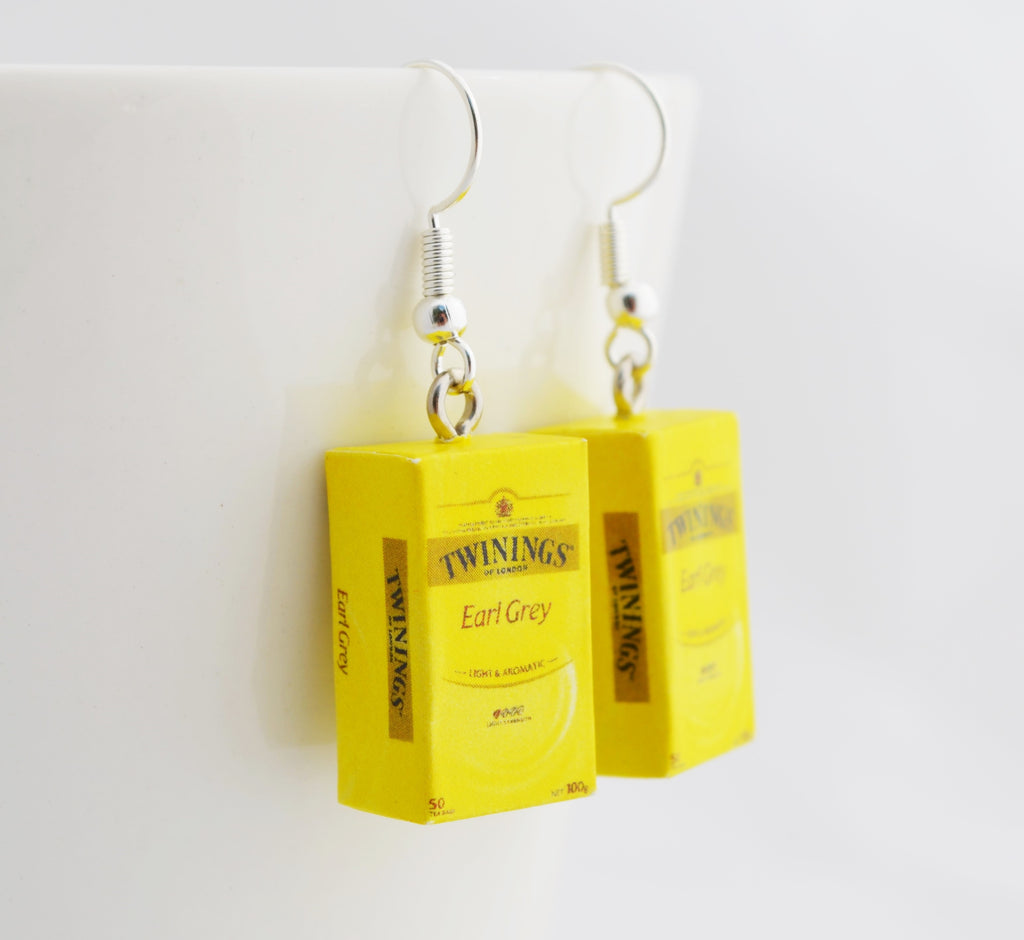 Twinings Earl Grey earrings