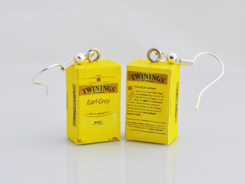 Twinings Earl Grey earrings