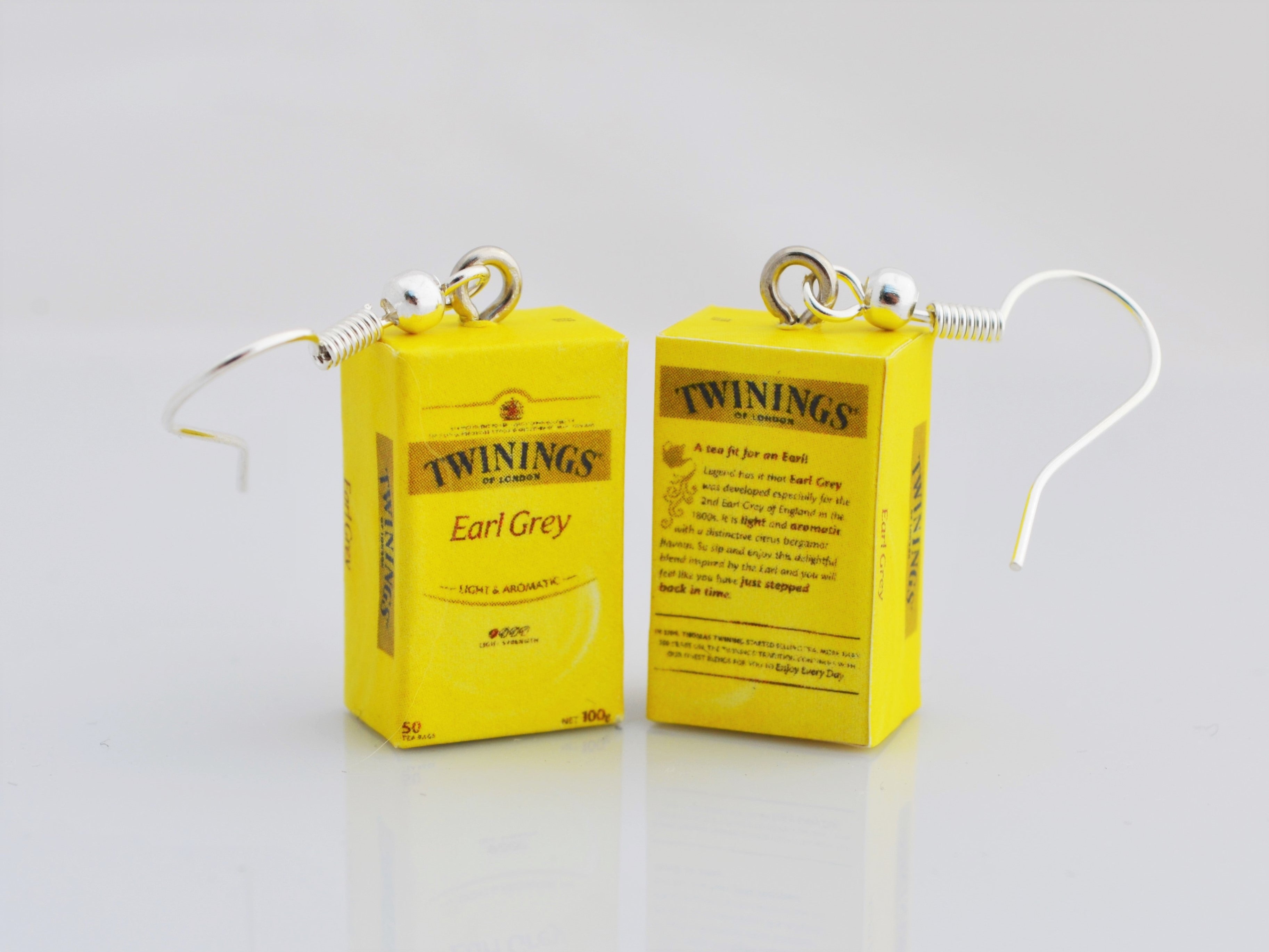 Twinings Earl Grey earrings