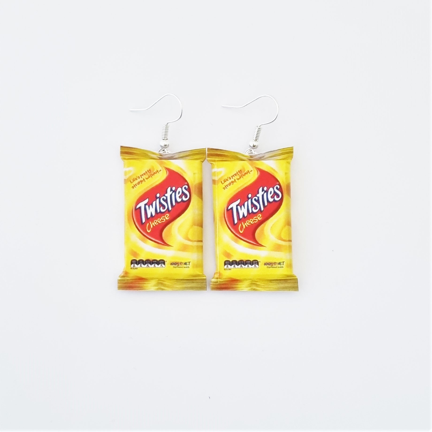 Twisties Cheese earrings