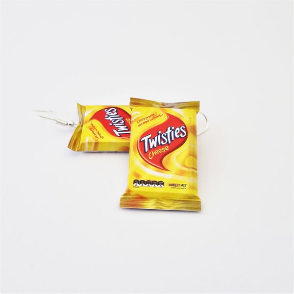 Twisties Cheese earrings