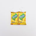 Twisties Chicken earrings