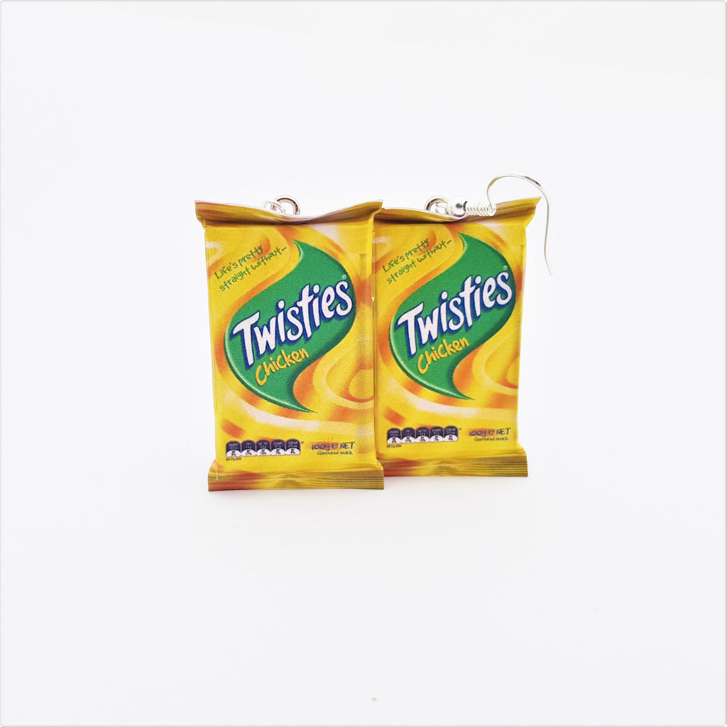 Twisties Chicken earrings