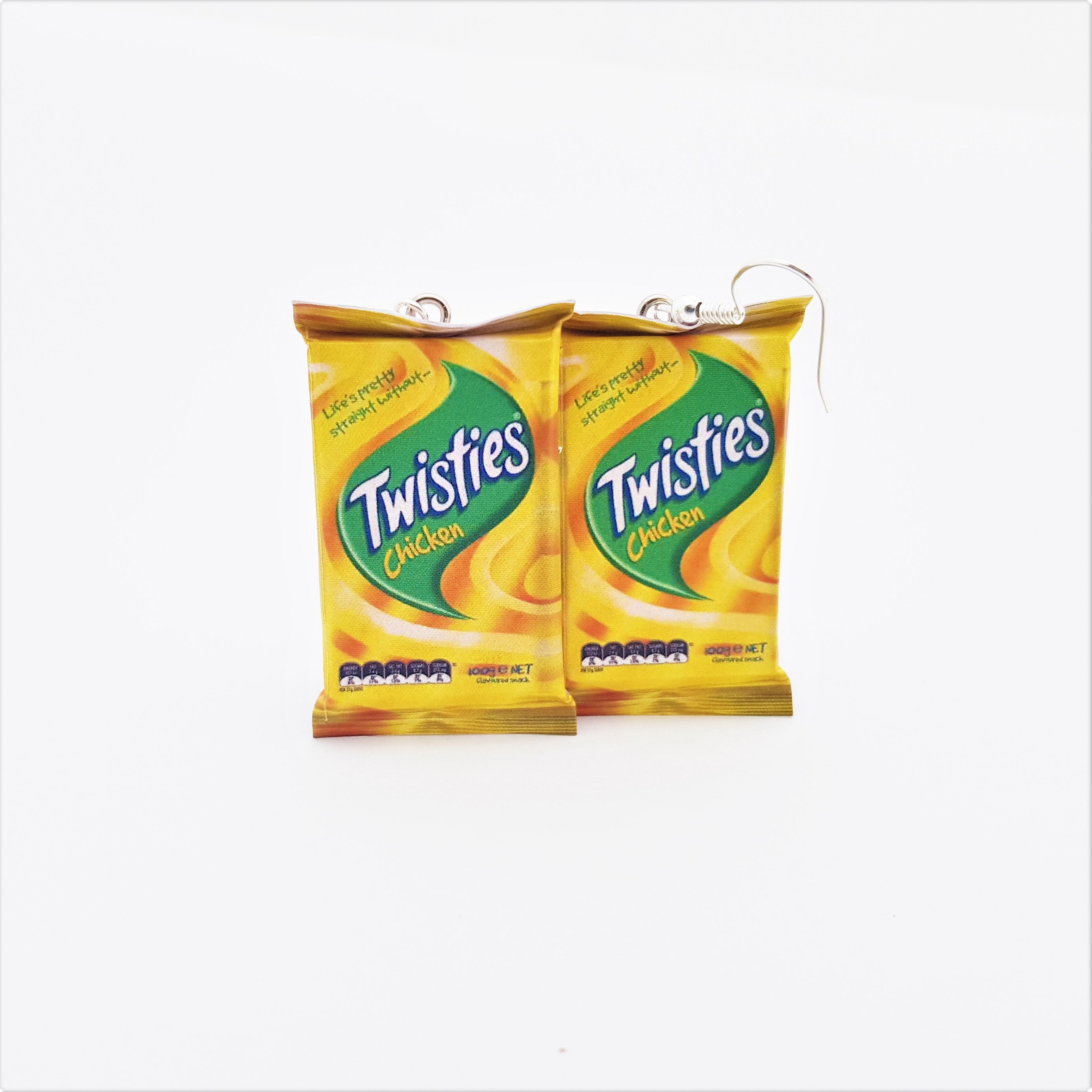 Twisties Chicken earrings