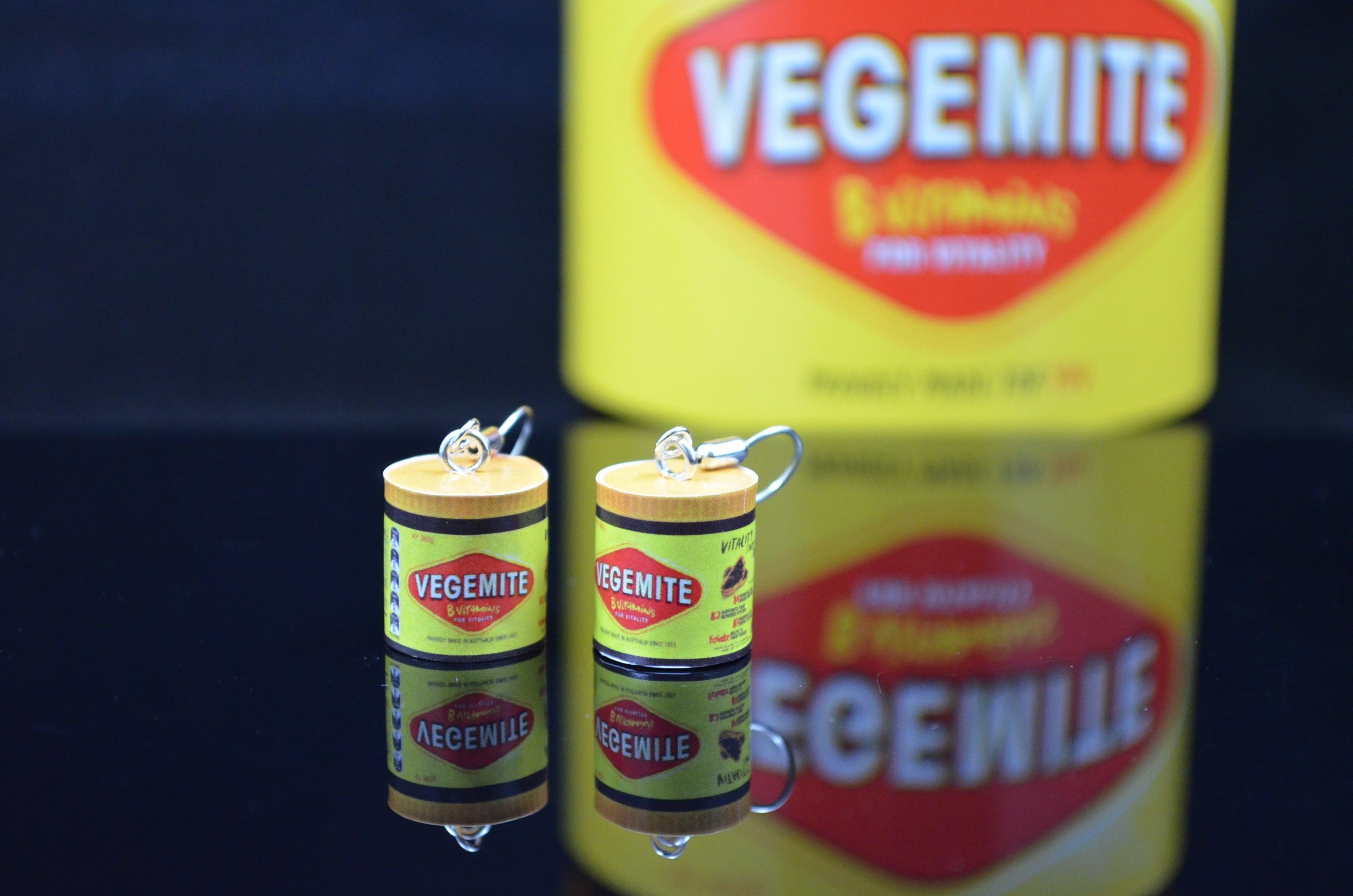 Vegemite earrings